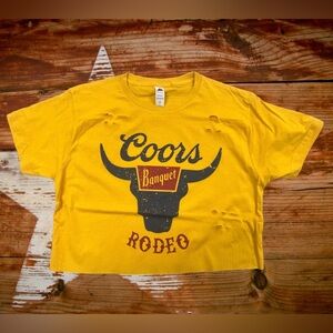 Coors Rodeo Crop Top